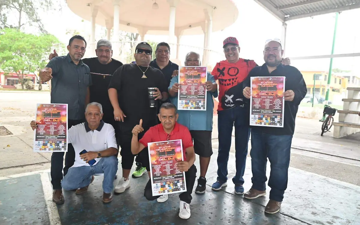 Djs Unidos del Sur de Tamaulipas preparan una fiesta épica por sus 10 años en Ciudad Madero Alejandro del Ángel